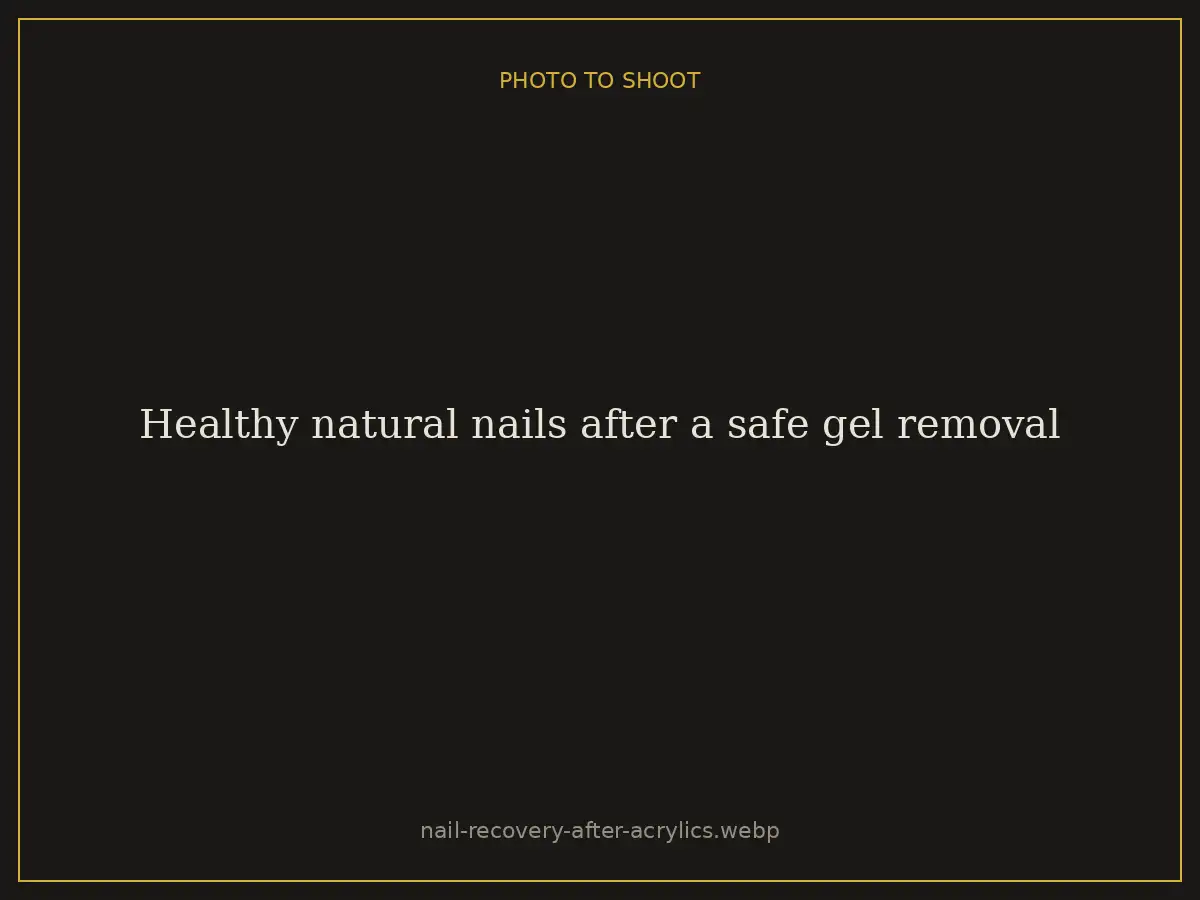 Healthy natural nails after a safe gel removal at Brazilian Nails By Danielle in Westlake, Ohio